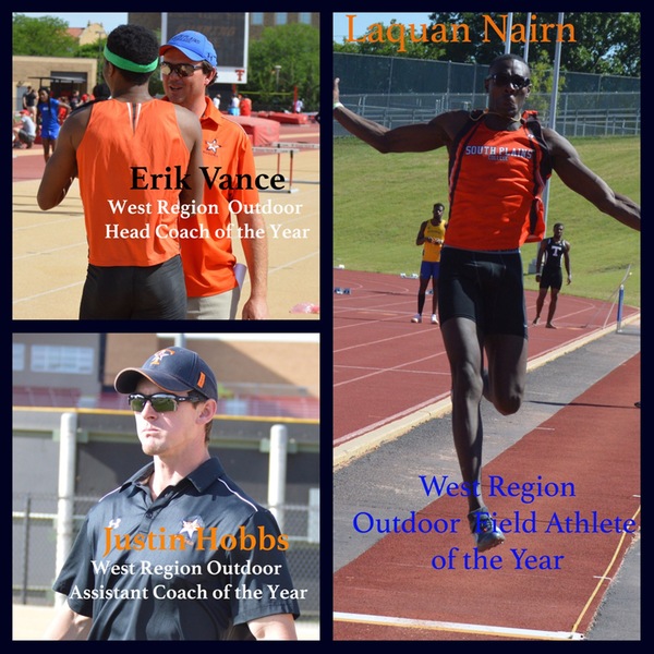 Vance named West Region Outdoor Head Coach of the Year, Hobbs named West Region Outdoor Assistant Coach of the Year