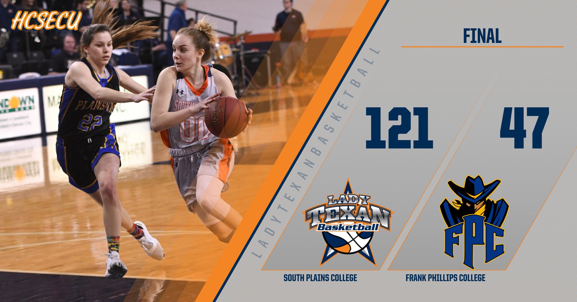 No. 3 Lady Texans rout Frank Phillips 121-47 Monday