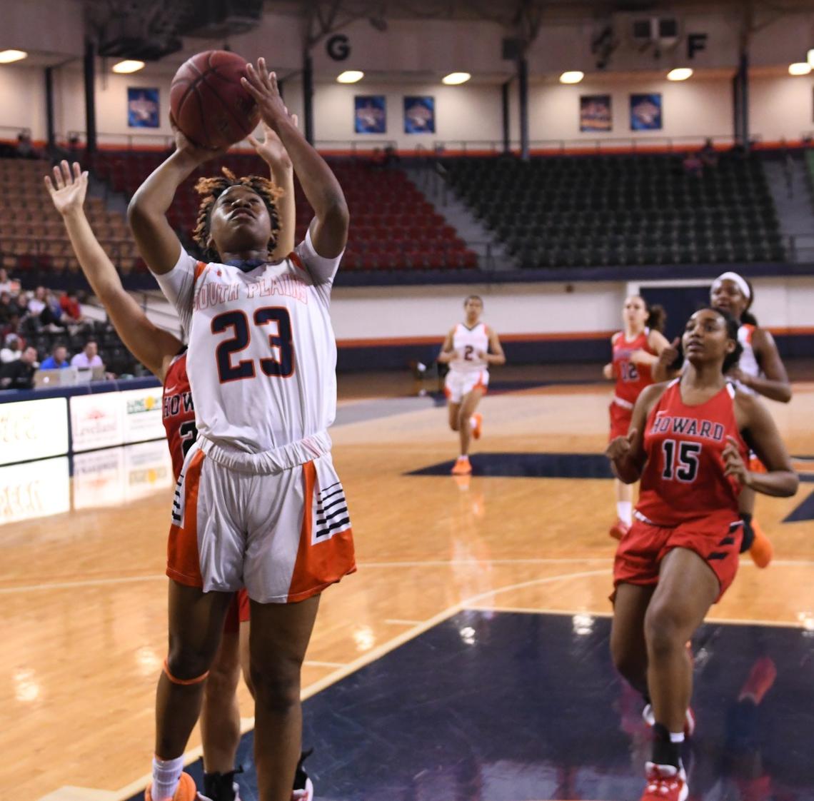 McCoy's double-double pushes #2 Lady Texans past Howard 73-41 Wednesday