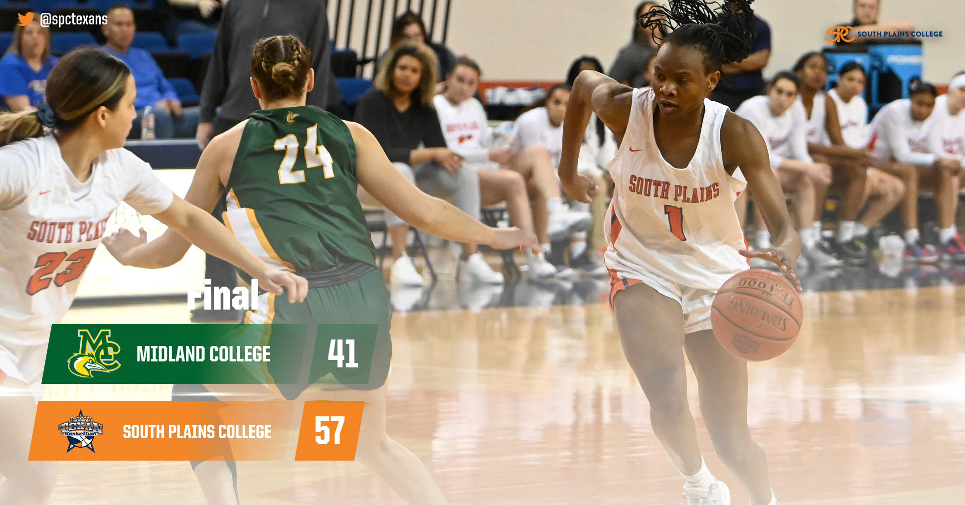 Lady Texans win seventh straight, top Midland 57-41 Saturday
