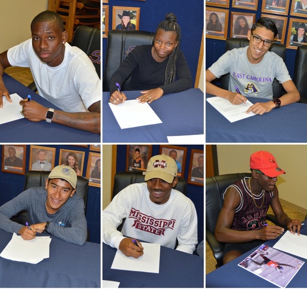 Six track and field athletes announce commitments to four-year universities on Friday