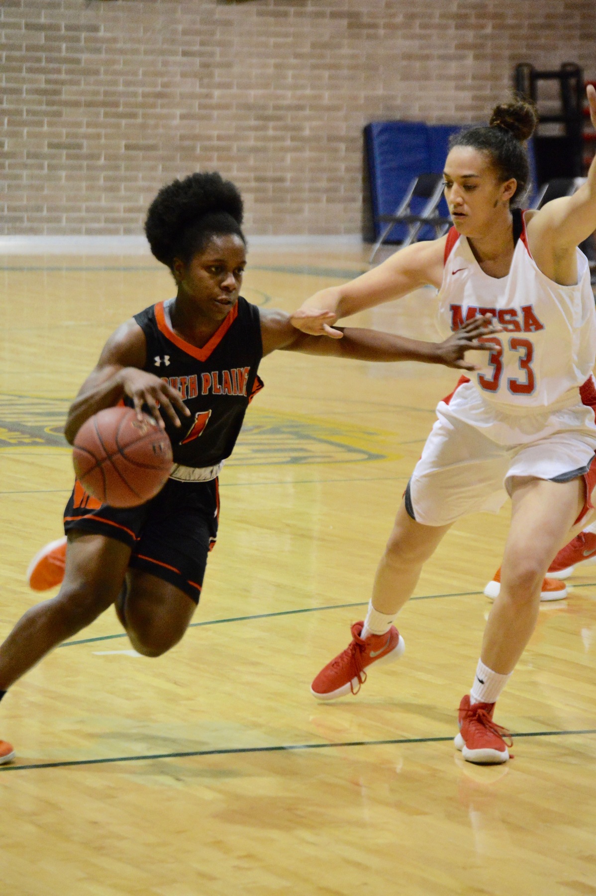Lady Texans fall to Mesa 74-65 Thursday in Scottsdale