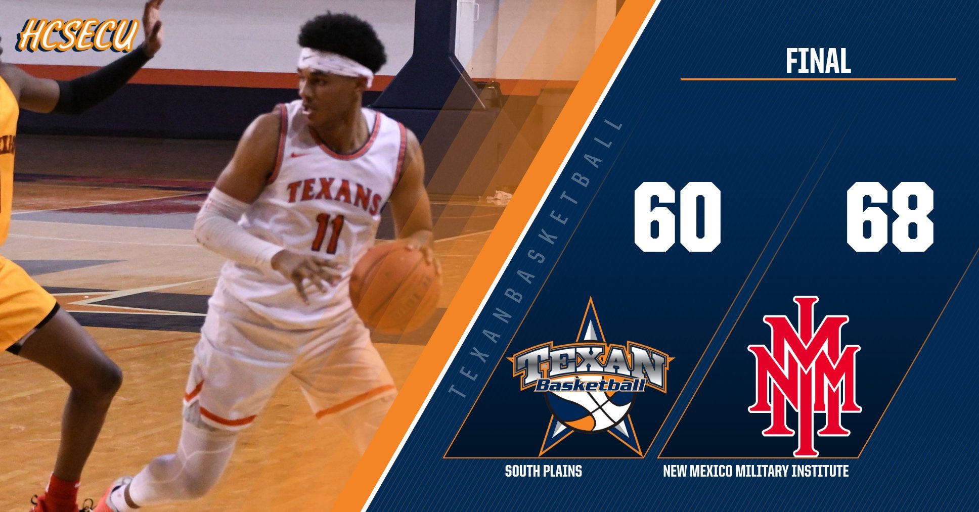 No. 20 South Plains fall to New Mexico Military Institute 68-60 Monday in Roswell