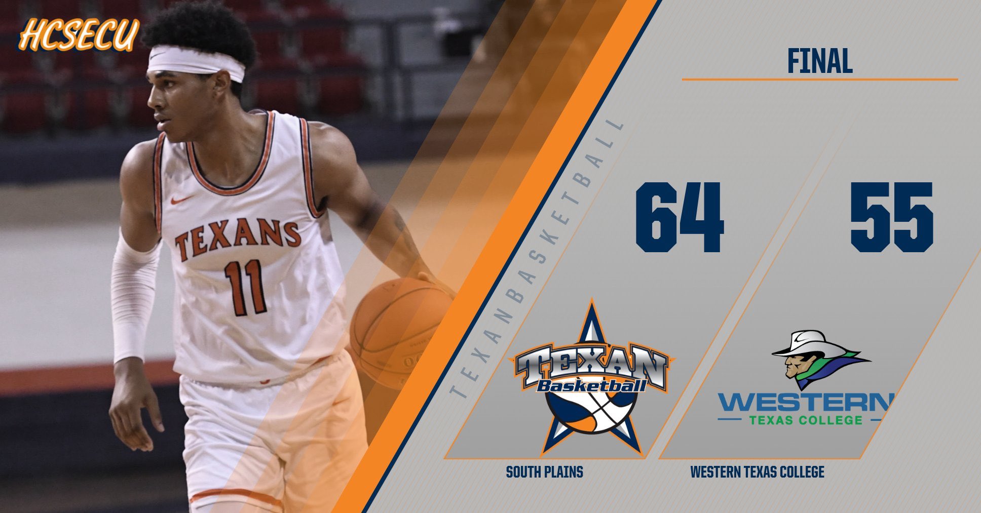 Soares' 21 points lift Texans past Western Texas 64-55 Monday in Snyder